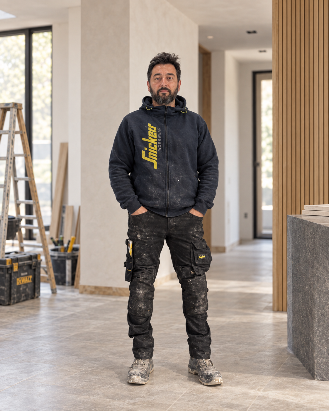 Raphaël, manœuvre qualifié de JS Pro Construct