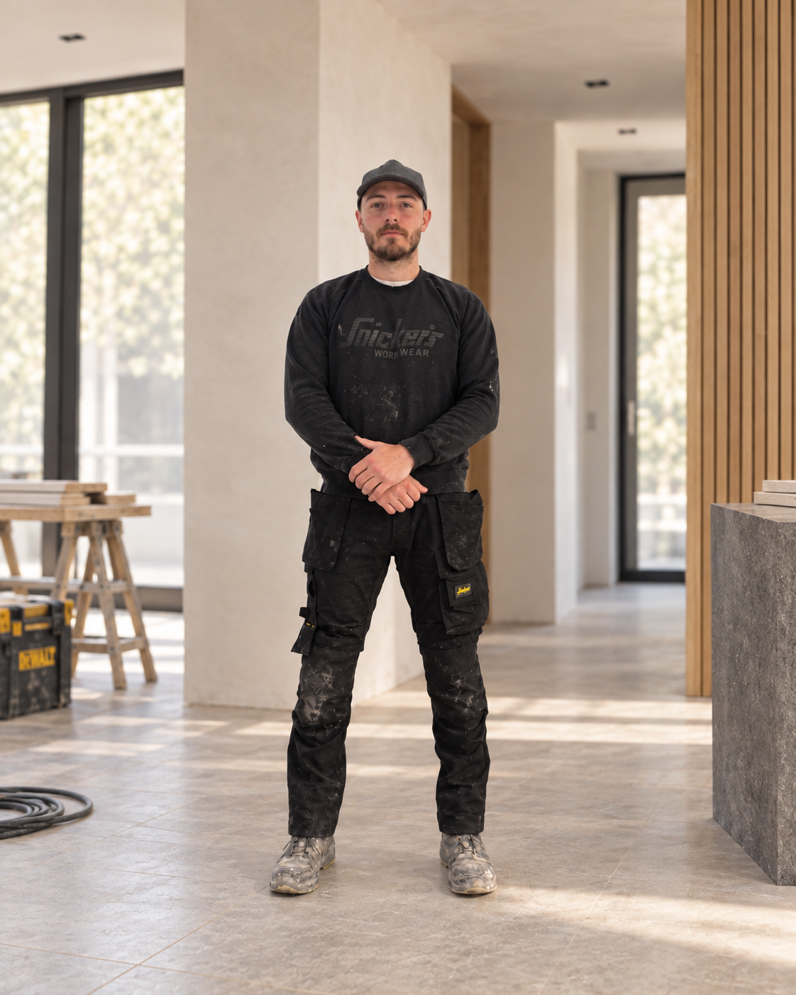Emilien, chef d'équipe de JS Pro Construct